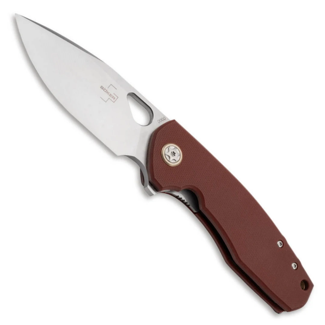 Boker Plus Little Friend Burgundy G10 Liner Lock Knife 1 Boker Plus Little Friend Burgundy G10 Liner Lock Knife