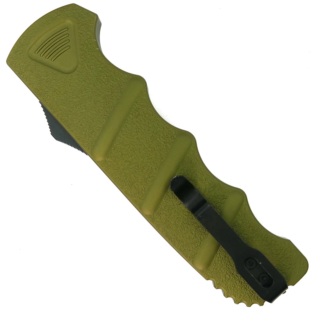 Boker Plus Exclusive OD Green Kalashnikov OTF Auto Knife, Black Dagger Blade 2 Boker Plus Exclusive OD Green Kalashnikov OTF Auto Knife, Black Dagger Blade - Image 2