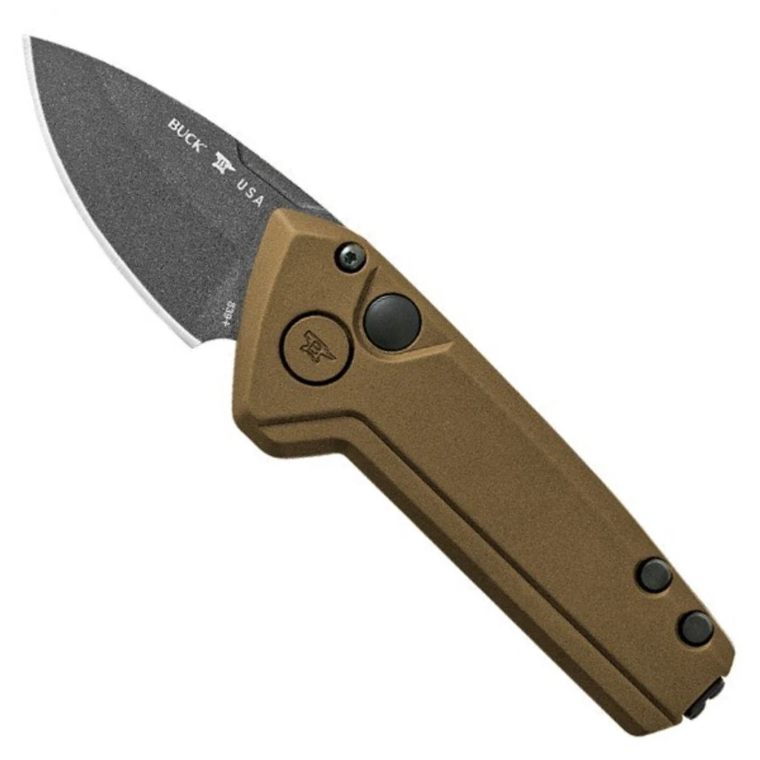 Buck Knives Buck Burnt Bronze Mini Deploy Auto Folding Knife 1 Buck Knives Buck Burnt Bronze Mini Deploy Auto Folding Knife