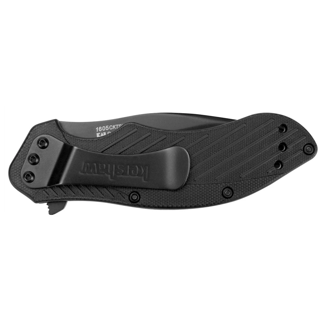 Kershaw Clash Assist Knife, Black Combo Blade, KS1605CKTST 2 Kershaw Clash Assist Knife, Black Combo Blade, KS1605CKTST - Image 2