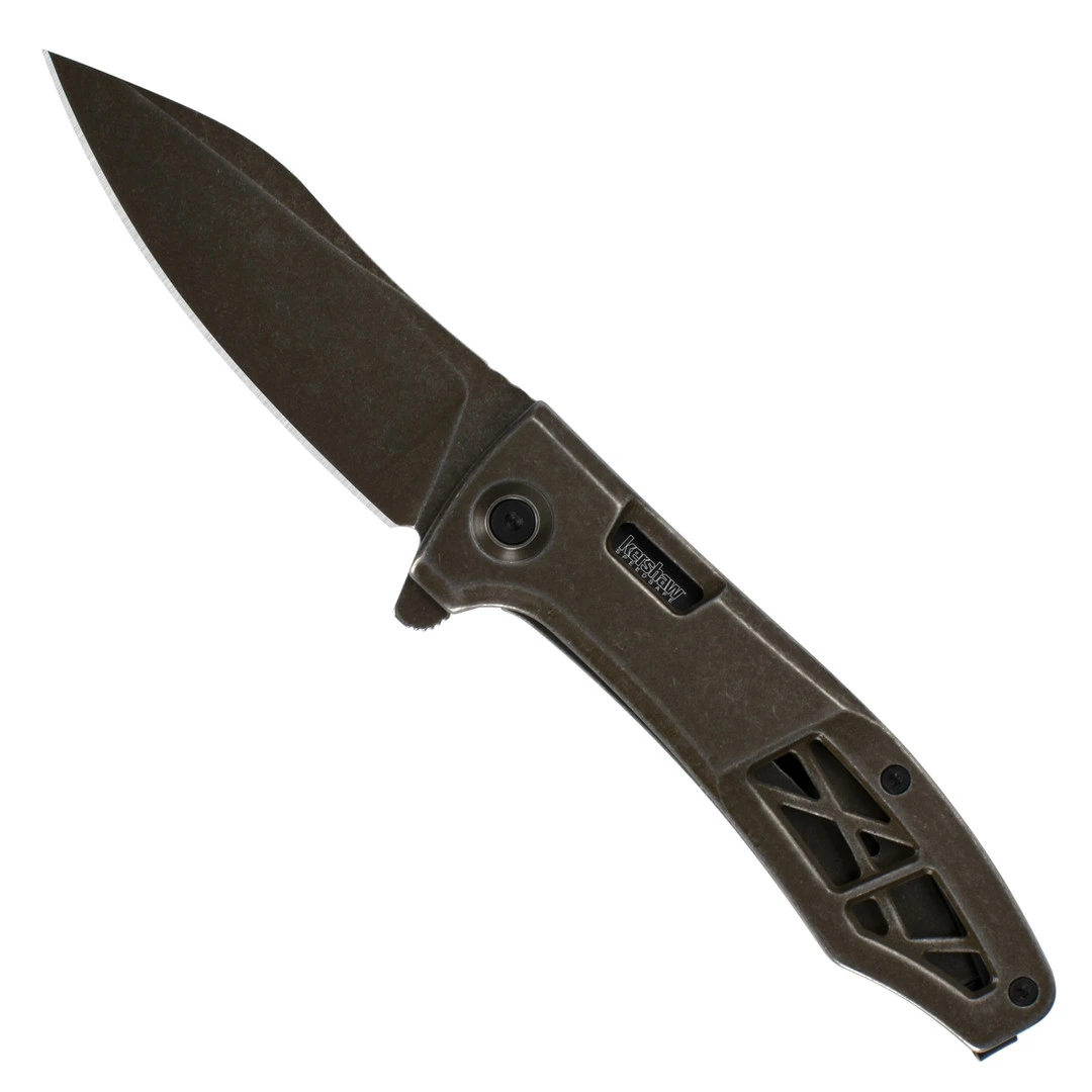 Kershaw BrownWash Boilermaker Spring Assist Knife, BrownWash Blade 1 Kershaw BrownWash Boilermaker Spring Assist Knife, BrownWash Blade