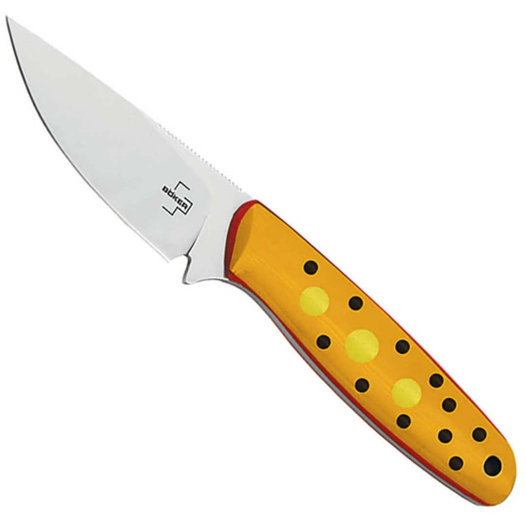 Boker Plus The Brook Yellow Trout Fixed Blade Knife 1 Boker Plus The Brook Yellow Trout Fixed Blade Knife