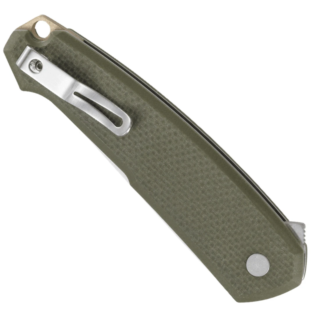 CRKT OD Green Tueto Spring Assist Knife, Satin Blade 2 CRKT OD Green Tueto Spring Assist Knife, Satin Blade - Image 2