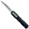 Microtech Dirac Dagger OTF Auto Knife, Stonewash Serrated Blade