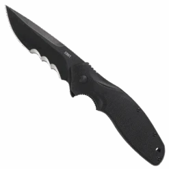 CRKT Shenanigan Black Veff Serrations Spring Assist Knife
