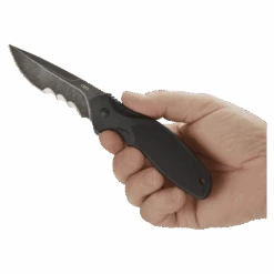 CRKT Shenanigan Black Veff Serrations Spring Assist Knife -Knife Promotional Store K800KKPb 49313.1622231606