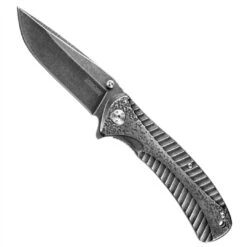 Kershaw Starter Assist Knife, BlackWash Plain Blade, 1301BW