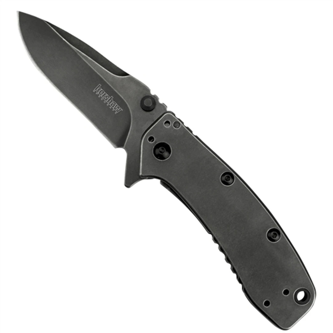Kershaw BlackWash Cryo II Spring Assist Knife, Standard Blade 1 Kershaw BlackWash Cryo II Spring Assist Knife, Standard Blade