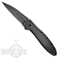 Kershaw BlackWash Leek Spring Assist Knife,1660BLKW -Knife Promotional Store KS1660BLKW 4 67483.1533221846