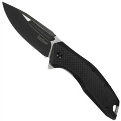 Kershaw 3935 Flourish G-10/Carbon Fiber Spring Assist Knife, BlackWash Blade