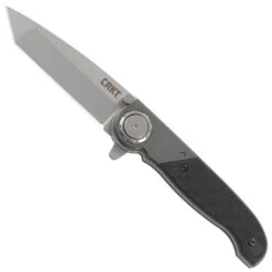 New Products 8 CRKT M40-02 Tanto Deadbolt Lock Flipper Knife, Bead Blast Blade