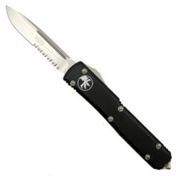 Microtech Ultratech S/E OTF Auto Knife, Stonewash Combo Blade