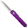 Microtech Violet Ultratech Dagger OTF Auto Knife, Stonewash Blade