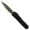 Microtech Signature Series UTX-85 OTF II Auto Knife, Apocalyptic Bronze Dagger Blade