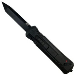 Smith & Wesson BlackOut Tanto OTF Spring Assist Knife, Black Blade [Exclusive]