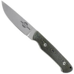 White River Black And OD Green Linen Micarta Small Game Knife, S35VN Blade