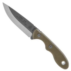 TOPS Knives TOPS Mini Scandi Rockies Edition Fixed Blade Neck Knife, Tumbled Blade