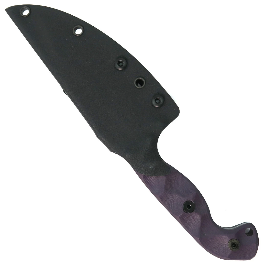 Stroup Knives TU1 Purple G10 Fixed Blade Knife 3 Stroup Knives TU1 Purple G10 Fixed Blade Knife - Image 3