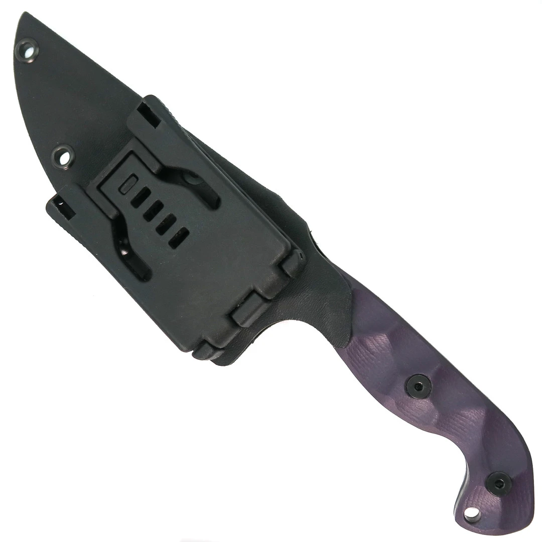 Stroup Knives TU1 Purple G10 Fixed Blade Knife 4 Stroup Knives TU1 Purple G10 Fixed Blade Knife - Image 4